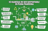 10 MANERAS DE SER SUSTENTABLE EN PLENA PANDEMIAciec.edu.co/wp-content/uploads/2020/05/10-MANERAS...10 maneras de ser sustentable en plena pandemia evitar los plÁsticos. no abuses