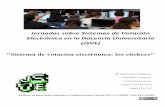 Jornadas sobre Sistemas de Votación Electrónica en la Docencia … · 2017. 6. 26. · Proyecto de Innovación Educativa i Calidad Docente (DocenTIC): UV-SFPIE_DOCE14-221882 . 2