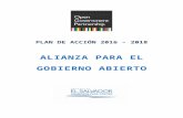 Open Government Partnership · Web viewPLAN DE ACCIÓN 2016 – 2018. ALIANZA PARA EL GOBIERNO ABIERTO. CONTENIDO. INTRODUCCIÓN3. ACCIONES EN GOBIERNO ABIERTO A LA FECHA5. PROCESO