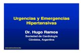 Urgencias y Emergencias Hipertensivas · 2009. 6. 22. · Medicion de TA en el DE ... – Limite inferior de autoregulacion es 25% de la PAM ... Caso clinico • Mujer de 54 anos