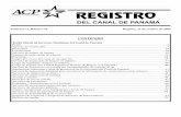 Vol 11 num 16-GiF - Panama Canal · 2009. 10. 21. · No. 16 Registro, 21 de octubre de 2009 3 5281 AUTORIDAD DEL CANAL DE PANAMÁ TARIFA OFICIAL Renglón No. 1010.0000 Primera Parte