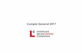 Compte General 2017 - Generalitat de Catalunya€¦ · COMPTE GENERAL 2017 9 1. Estat de liquidació del pressupost 1.1. Liquidació del pressupost d'ingressos 1.1.3. Per aplicacions,
