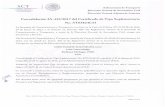 seT · 2017. 8. 4. · Convalidando el Certificado de Tipo Suplementario No. ST03424CH, expedido el23 de febrero de 2015, reexpedido el28 de agosto de 2015, por la Administraci6n