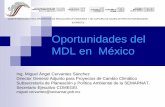 Oportunidades del MDL en México - Amazon S3 · HFCs y Emitidos en procesos de manufactura y usados como refrigerantes. 140-11,700 Perfluorcarbonos PFCs Emitidos en procesos de manufactura