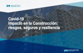 Impacto en la construcción: Riesgos, seguros y resiliencia · 2020. 4. 9. · MARSH Covid-19 Impacto en la Construcción: riesgos, seguros y resiliencia 3 Joao Buzio Líder regional