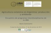 Agricultura extensiva en Argentina: producción y ambientecyt.rec.uba.ar/piubaes/SiteAssets/Documentos del sitio... · 2019. 12. 17. · La agricultura extensiva afecta propiedades