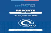 20 de junio de 2020±as/Corona... · 2020. 6. 20. · Casos confirmados de Coronavirus a nivel nacional Casos acumulados Casos nuevos totales Casos nuevos con síntomas Casos nuevos