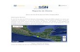 Reporte de Sismo - UNAM · 2018. 1. 12. · Reporte de Sismo Sismo del día 25 de abril de 2016, Chiapas (M 6) Información General El día 25 de abril de 2016 el Servicio Sismológico