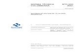 NORMA TÉCNICA NTC-ISO COLOMBIANA 9001intranet.umng.edu.co/wp-content/uploads/2018/05/NTC-ISO...La norma NTC-ISO 9001 (Cuarta actualización) fue ratificada por el Consejo Directivo