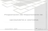 Programación del Departamento de GEOGRAFÍA E HISTORIAiespedro.educa.aragon.es/PROGRAMACIONES/GyH1920.pdfDEPARTAMENTO DE GEOGRAFÍA E HISTORIA CURSO 2019 – 2020 Programación, elaborada