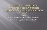 Taller Nuevas Tendencias de la Educación Física Por: Prof ...drjorgezamoraprado-ceap.com/wp-content/uploads/2018/10/2...2018/10/02  · Responde al encargo macro que a la educación