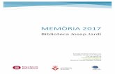 Memòria 2017...MEMÒRIA 2017 Biblioteca Josep Jardí Passatge del Mas Granollacs, s/n 08130 Sta. Perpètua de Mogoda Tel. 93 560 62 22 b.st.perpetua@diba.ca