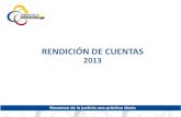 RENDICIÓN DE CUENTAS - Gob · 2015. 4. 14. · DOMINGO DE LOS TSÁCHILAS 1. 7.430 causas resueltas en la provincia de Santo Domingo de los Tsáchilas 2. Coordinación con instituciones