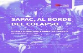 SAPAC, AL BORDE DEL COLAPSO€¦ · El Sistema de Agua Potable y Alcantarillado de Cuernavaca (SAPAC) se encuentra en riesgo de colapso operativo y financiero. Distintos datos muestran