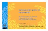 Innovación para el desarrollo · CyT para la innovación en Iberoamérica • Las instituciones de educación superior (universidades) son los actores que más participan a la ejecución