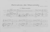Retratos de Macondo A. Izarra (1997) l. . ca 96 Presto ... · Retratos de Macondo A. Izarra (1997) l. . ca 96 Presto frul. (1 ) Clarinete (1 ) breve gliss. Fagote . ca 96 Presto Macondo