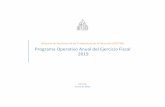 Programa Operativo Anual del Ejercicio Fiscal 2019€¦ · Actividad 1.1 Solicitud de aprobación de la Planeación, ... Gestión Pública 2019-2020 1.1.3.- Presupuesto de ingresos