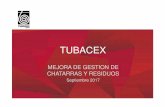 Título de la Presentación TUBACEX - BEM 2017€¦ · Título de la Presentación Subtítulo, fecha.... TUBACEX MEJORA DE GESTION DE CHATARRAS Y RESIDUOS Septiembre 2017. ... -Se