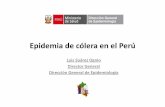 Epidemia de cólera en el Perú · 2011. 9. 25. · Curvas epidémicas del cólera en el Perú y temperaturas medias Patrón Epidémico - Costa Curva Epidemia del cólera en Ica 1991-1993