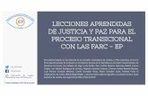 JEP Visible · colaboración de Carlos Alberto Mejía Walker y Germán Darío Valencia Agudelo; una sentencia de la Corte Suprema de Justicia, las Leyes 975 de 2005 y 1592 de 2012.*