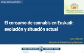 New El consumo de cannabis en Euskadi: evolución y situación actual · 2019. 6. 14. · ‐ Introducción de la perspectiva de género en consumos y riesgos ‐ Por primera vez