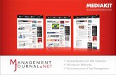 MEDIAKITmanagementjournal.net/publicidadymarketing/MediaKit-2014.pdf · MEDIAKIT MANAGEMENTJOURNAL.NET. | info@managementjournal.net | @mjournalnet › QUIENES NOS LEEN Llegue a directivos