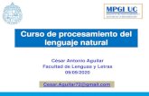 Curso de procesamiento del lenguaje naturalcesaraguilar.weebly.com/uploads/2/7/7/5/2775690/pln_clase05.pdf · Primer resultado: NLTK y corpus reloaded (9) NLTK y corpus reloaded (10)
