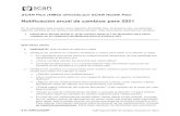 Notificación anual de cambios para 2021€¦ · SCAN Plus (HMO) ofrecido por SCAN Health Plan . Notificación anual de cambios para 2021 . En la actualidad, está inscrito como miembro