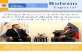 Presentación de PowerPointargentina.embajada.gov.co/sites/default/files/... · Canciller Jorge Faurie. Durante la reunión discutieron sobre las consultas políticas y las comisiones