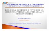 Papel de la ACODECO en favor de la libre competencia (U Latina … · 2012. 5. 22. · Abuso de Posición Dominante Otras Prácticas Monopolísticas Relativas (NdT ... Estaciones