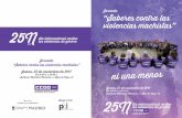 2017...día internacional contra las violencias de género día internacional contra las violencias de género 2017 2017 ni una menos 25N 25N secretarías de la mujer ...
