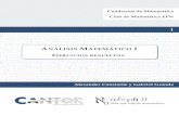 ANÁLISIS MATEMÁTICO · 2020. 5. 18. · Cuaderno de Matemática del Club de Matemática EPN No. 1 ANÁLISIS MATEMÁTICO I: EJERCICIOS RESUELTOS Alexander Constante y Gabriel Granda