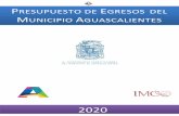 2020 MUNICIPIO AGUASCALIENTES contable/2020/… · presupuesto de egresos del municipio aguascalientes 2020 1 ~ 14 tÍtulo tercero disposiciones generales 3 capÍtulo v Índice 2