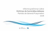 Informe preliminar sobre - Mar del Plata · factores que la provocan son múltiples. En este grupo se ubican, por ejemplo, las muertes de víctimas de delitos contra la propiedad
