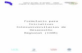 Gestión de las Iniciativas Interuniversitarias de ...€¦  · Web viewFormulario para Iniciativas Interuniversitarias de Desarrollo Regional (IIDR) CONARE. PROGRAMA REGIONALIZACIÓN