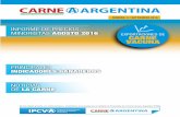 INFORME DE PRECIOS AGOSTO 2016 EXPORTACIONES DE … · La revista digital Carne Argentina es desarrollada mensualmente por el Instituto de Promoción de la Carne Vacuna Argentina