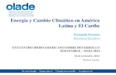 Energía y Cambio Climático en América Latina y El Caribe 2014/1998969512… · Energía y Cambio Climático en ALC Fuentes: OLADE – SIEE / US - DOE Emisiones de CO2 del sector