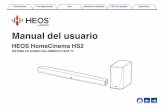 Manual del usuario HEOS HomeCinema HS2manuals.denon.com/HEOSHCHS2/ALL/ES/download.php?...Conectándose al TV 22 Conexión HDMI 22 Configuración de la función de control HDMI 22 ...