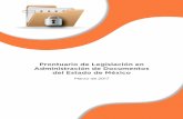 Prontuario de Legislación en Administración de Documentos del … · 2017. 7. 10. · 6 Prontuario de Legislación en Administración de Documentos del Estado de México Presentación