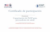 Finalizado: Capacitación de PrEP para proveedores de salud€¦ · ES_TR_4_PrEP Training Certificate of Completion_SP.pptx Created Date: 20190926171031Z ...