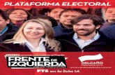 En las PASO del 9 de agosto el Frente de Izquierda · Defendemos los intereses de los trabajadores. Somos el Frente de Izquierda, que con Nicolás del Caño, salió segundo en Mendoza