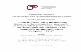“Implementación de la metodologíarepositorio.utp.edu.pe/bitstream/UTP/2429/1/Evelyn... · en la evaluación y prevención de riesgos biológicos ocupacionales en las actividades