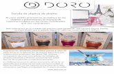 Tienda de objetos de diseño · 2020. 6. 10. · Tienda de objetos de diseño Al crear DORO priorizamos la estética en los diseños y presentamos la mayoría de nuestros modelos
