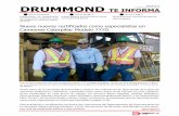 Edición N° 8 DRUMMOND 23 de Octubre de 2015...especialistas en Camiones Caterpi-llar 777D Drummond Ltd. reconoce 65 años de labor pesquera Lee en la portada Lee en la pág. 3 Lee