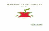 memoria de actividades 2011 - reasnet.com REDES/Memoria_Reas… · de Consume Hasta Morir (proyecto de Ecologistas en Acción), Susana Ortega de REAS (Red de Economía Alternativa
