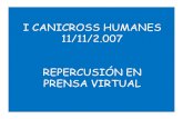 I CANICROSS HUMANES 11/11/2.007 REPERCUSIÓN EN ......El Canicross Ilega a Humanes Redacción Buscar en La Crónic@ Búsaueda wanzada Club La Crónic@ Noticias relacionadas es (07/11/2007)
