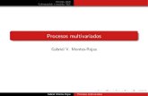 Gabriel V. Montes-Rojas - Gabriel Montesgabrielmontes.com.ar/Multivar.pdf · Gabriel Montes-Rojas Procesos multivariados. Modelos VAR Cointegraci on y modelos VEC VAR STATA Modelos
