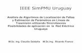 Algoritmos y PosiblesAplicaciones2site.ieee.org/uruguay/files/2016/11/Algoritmos-y-Posibles-Aplicacion… · ANÁLISIS DE ALGORITMOS DE LOCALIZACIÓN DE FALTAS Los sistemas de protección