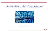 Aritm£©tica del Computador operaci£³n aritm£©tica b£Œsica (+, -, , ) Axioma fundamental de la aritm£©tica