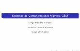 Sistemas de Comunicaciones Móviles. GSM · 2020. 2. 10. · Sistemas de Comunicaciones M oviles. GSM Diego M endez Romero Universidad Carlos III de Madrid Curso 2017-2018. Interfaz